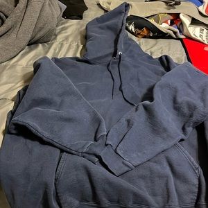 Hanes 3x l hooded sweatshirt navy